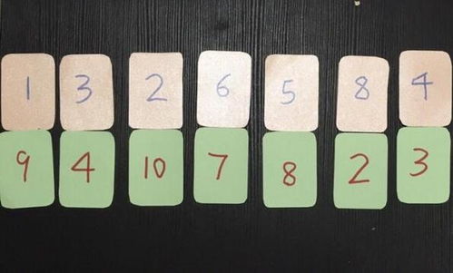 在家里就能做的數學早教小游戲